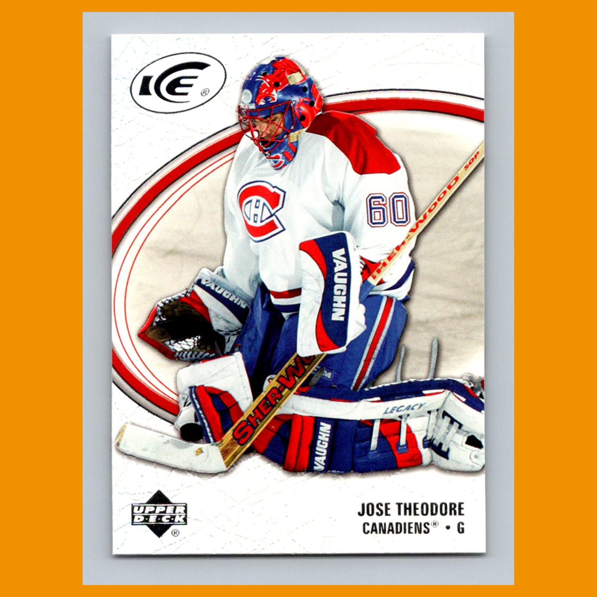 NHLカード Jose Theodore #49 2005 Upper Deck Ice Montreal Canadiens Hockey