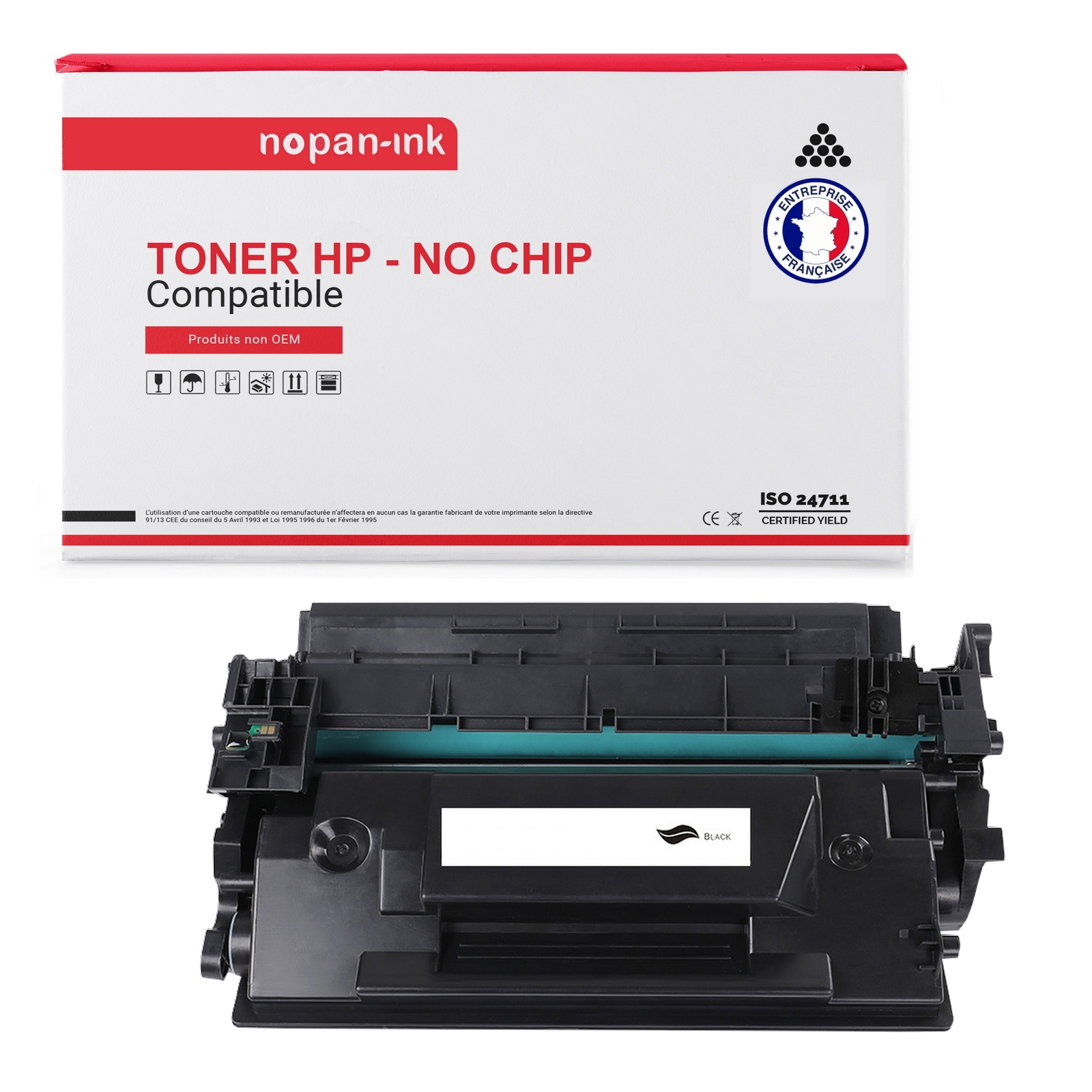 Toner CF289Y 89Y sans puce cartouche compatible pour imprimantes HP