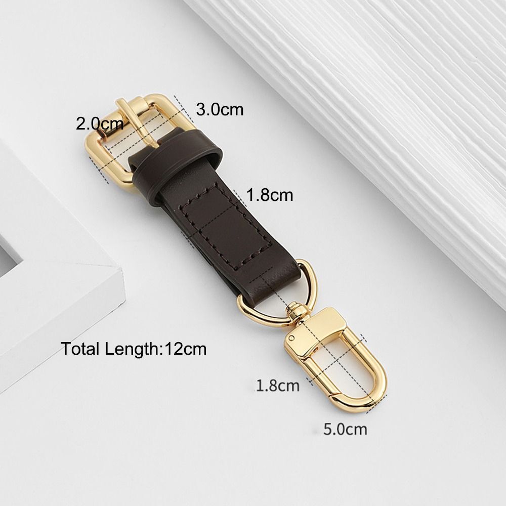 Punching Replacement Bag Strap Shortening Buckle Genuine Leather Hang