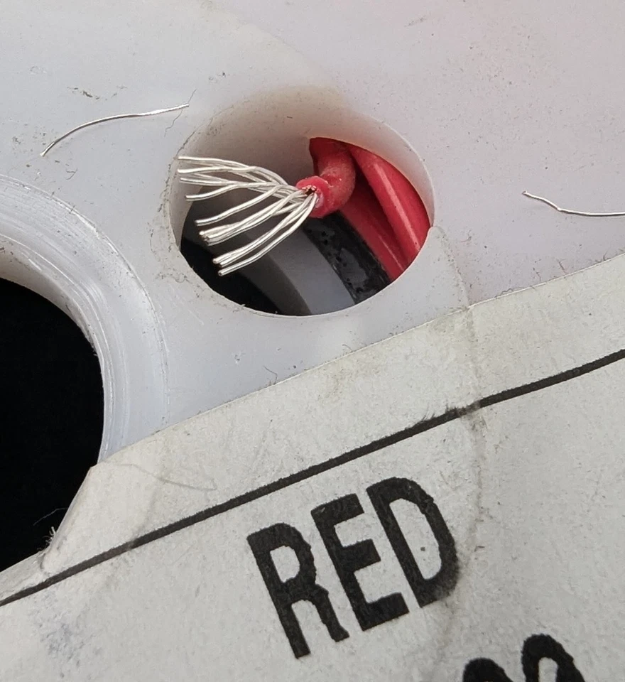 1000 英尺 Alpha 5876 RD001 连接线 PTFE 20AWG 高温 200C SPC M16878/5 全新 — 第 3/4 张图片