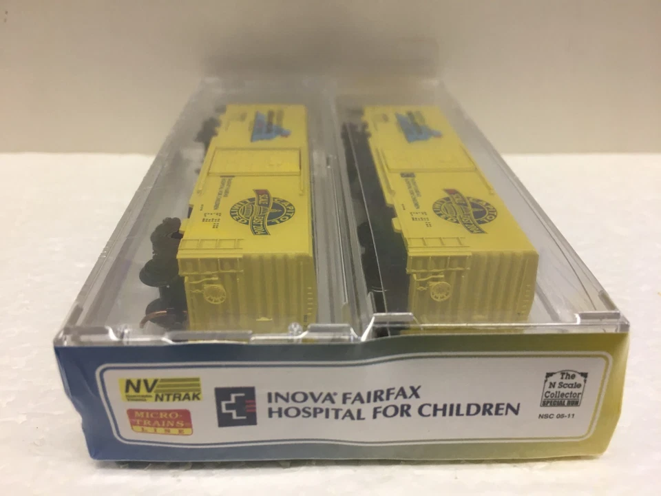 N Scale Micro Trains MTL Special Run 05-11 Fairfax Childrens Hospital 2-Pack - Image 2 of 3