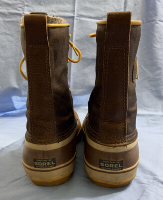 Sorel Men\'s Dark Brown and Tan Snow Boots NM1560 Sorel | Shoes | Sorel Boots Pac Winter 964 Premium Black Red  main image 3