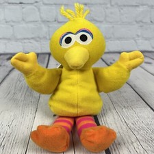 Tyco Sesame Street Beans BIG BIRD Muppet 8" Plush Vintage 1997 w/ Tag Stuffed