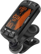 Guitar Tuner Clip on Metronome Tuner Tone Generator 3 in 1 Multifunction Portabl