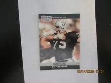 HOWIE LONG RAIDERS  1990 PRO SET FOOTBALL CARD  #545