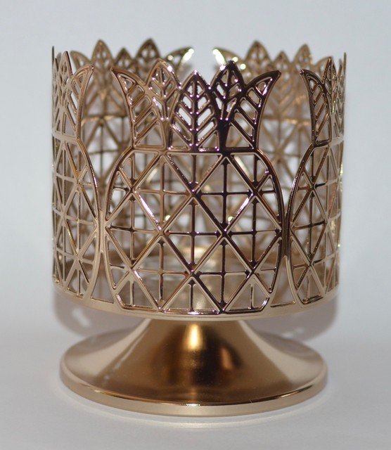 pineapple bath and body works candle holder