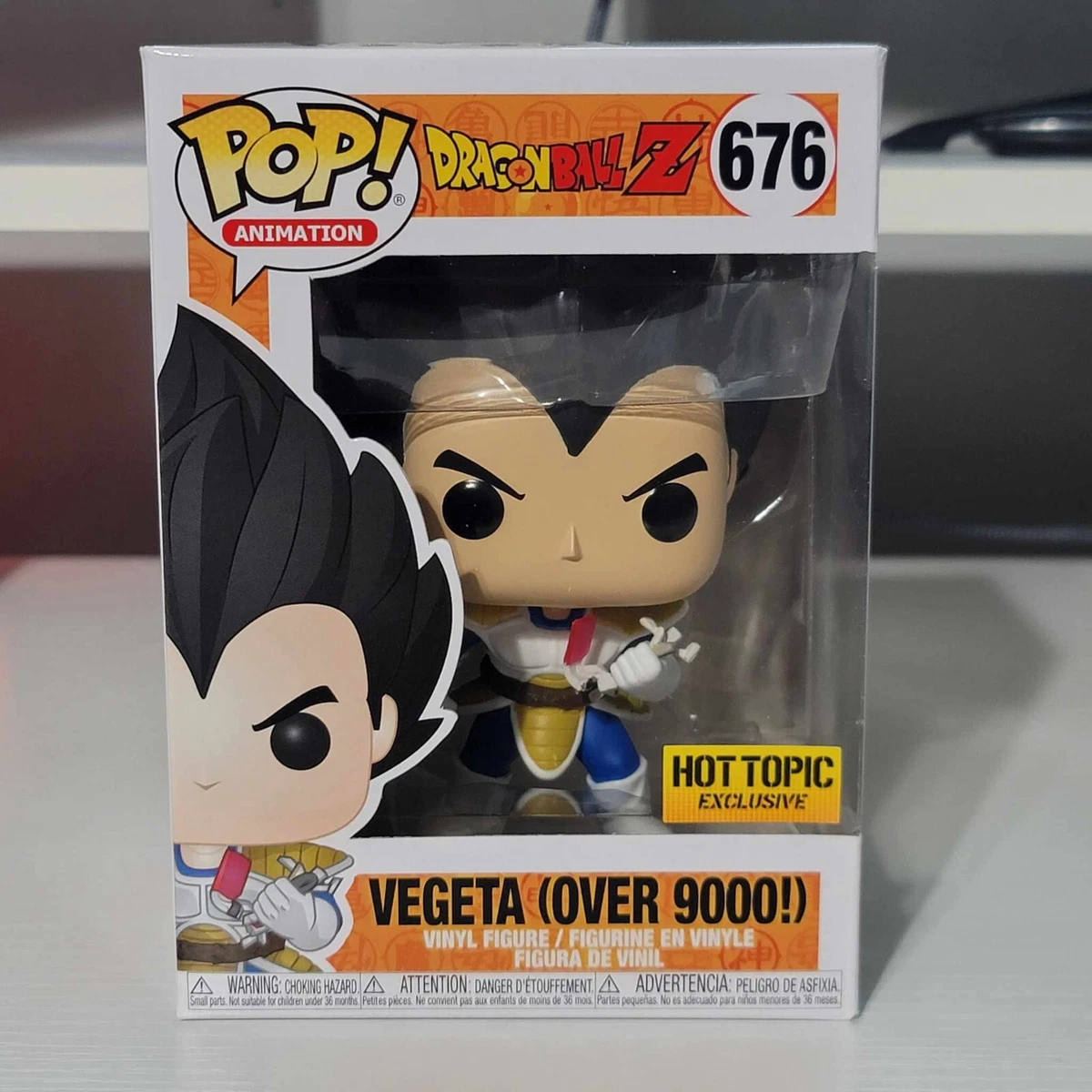 Dragon Ball Funko POP! Animation Vegeta Vinyl Figure [Over 9000]