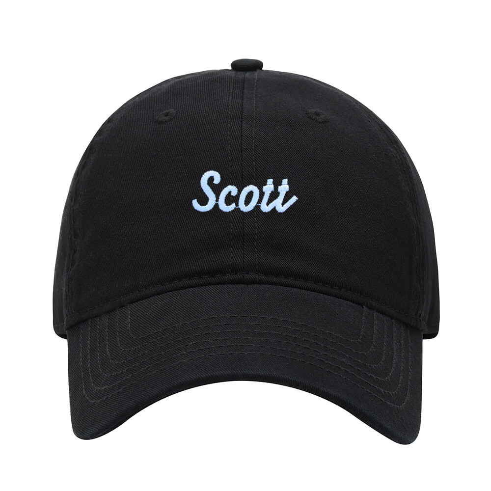 Baseball Cap Men Name Scott Gift Embroidered Washed Cotton Dad Hat Baseball Caps