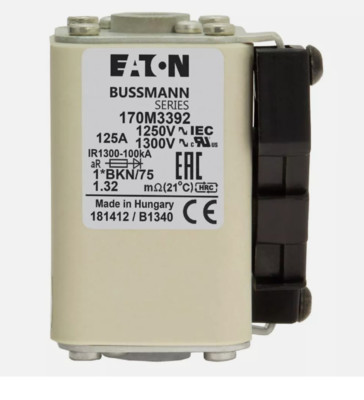 NEW EATON 170M3392 Fuse 125A 1250V