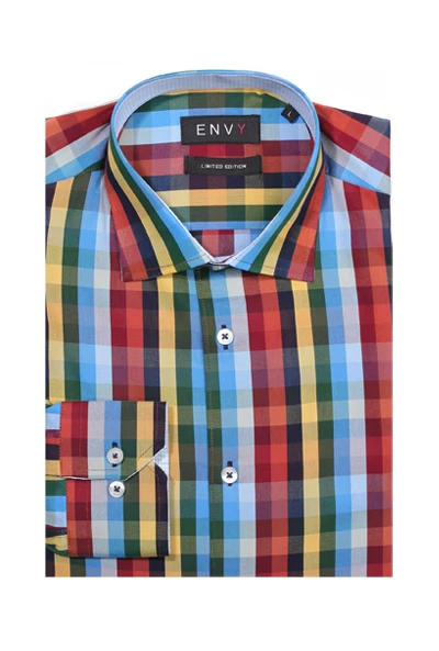 Nuevo con etiquetas Vestido Deportivo Envy Evolution Para Hombre Con Botones LS Puños Abatibles Moda Ret. $119 Foto 3 de 4