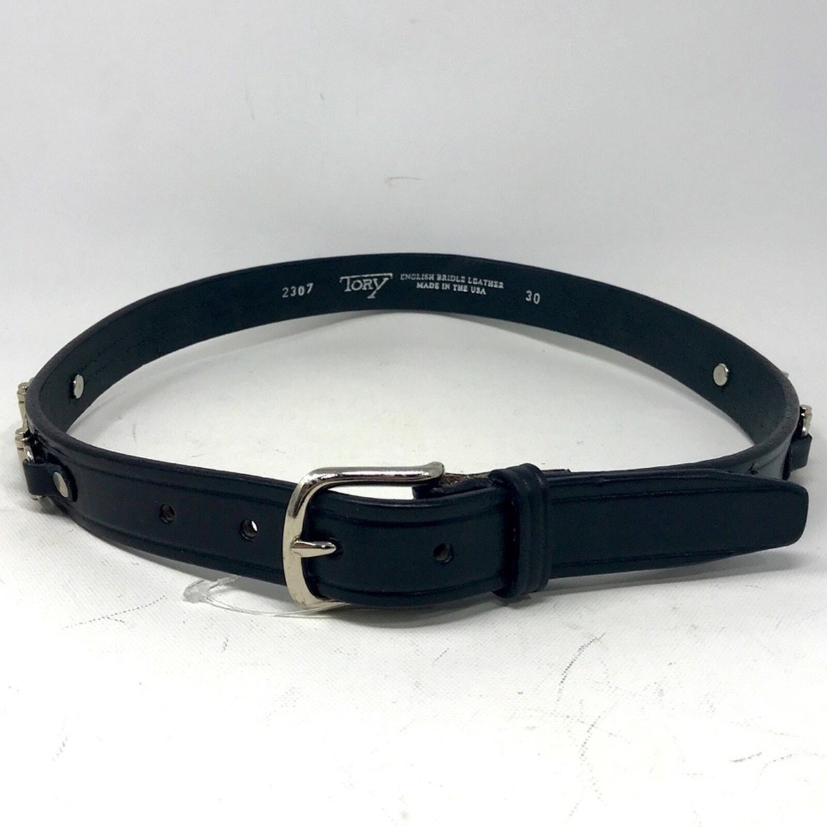 TORY LEATHER/1inch BIT BELT【30inch】 Tory Leather 1