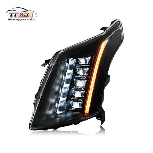 Pair Full LED Headlight Assembly For Cadillac SRX 2010-2016 Projector Front Lamp - Foto 11 di 17
