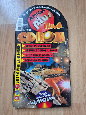   AMIGA plus CD 6/96 CDROM CD   Commodore Amiga 500   sehr guter Zustand  