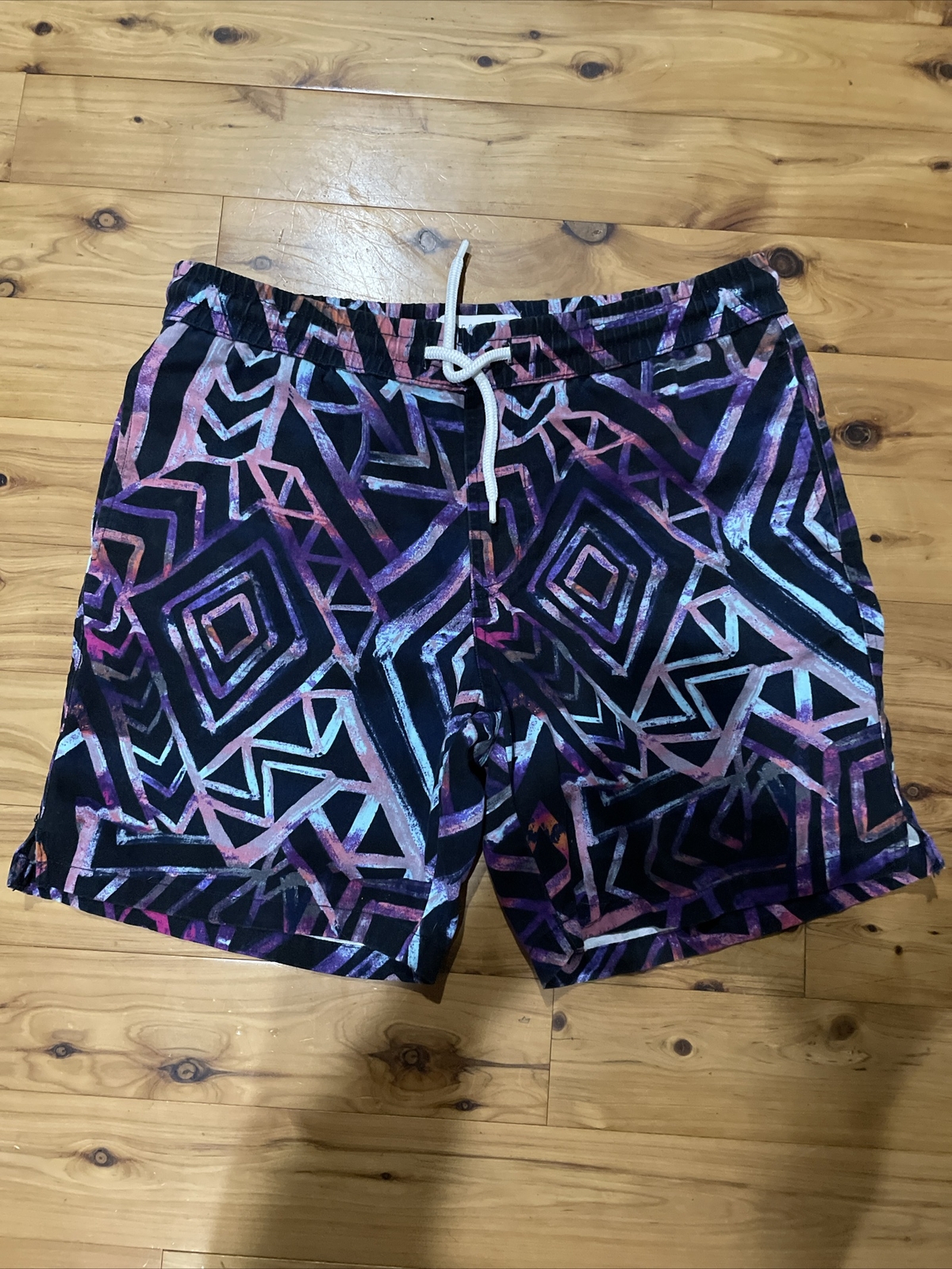 Zip Code Retro Cotton Canvas Drawstring Baggies B… - image 1