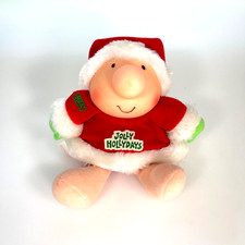 Santa ZIGGY Jolly Holidays Christmas Plush Stuffed Toy 6" Vintage 1975