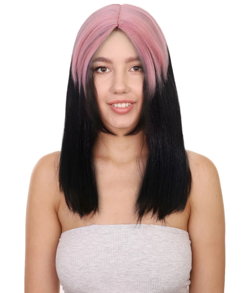 Billie Pop 80's Mullet, Multiple Wig with Roots & Choppy Bangs, HW-6664A - Image 4 of 4