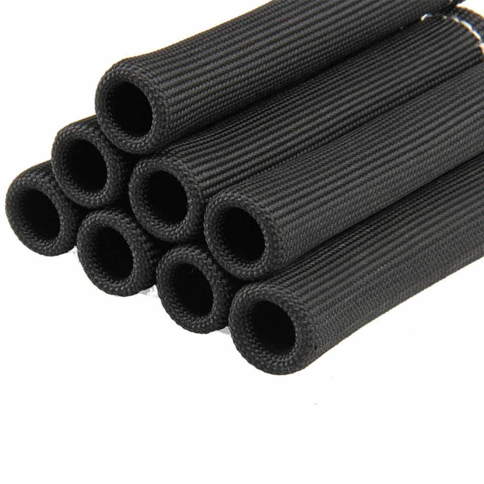 Botas de alambre de bujía 2500° protector térmico cubierta funda protectora para LS1/LS2 negro Foto 3 de 4