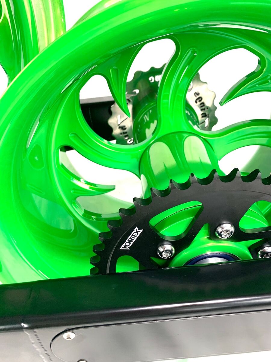 ZX-14R 300 FAT TIRE KIT LIME GREEN SHARK TOOTH WHEELS 12-20 ZX-14R 300 FAT TIRE KIT LIME GREEN SHARK TOOTH WHEELS 12-20