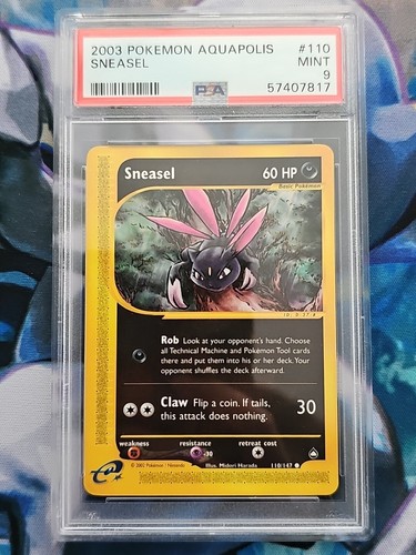 Sneasel graded PSA 9 for sale on eBay