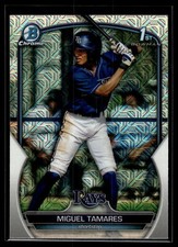 Miguel Tamares 2023 Bowman Chrome Mega Box Mojo Refractor C Card #BCP-179