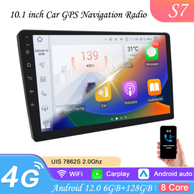 6G+128GB 10.1'' Android Car Stereo Radio Head Unit GPS Navi BT-5.0 DSP Carplay US