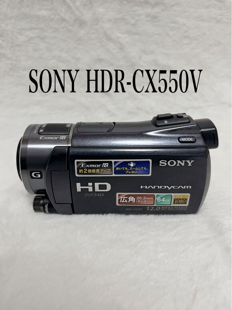 SONY HDR-CX550V 64GB HighDefinition Handycam Camcorder Japan SONY HDR-CX550V 64GB HighDefinition Handycam Camcorder Japan