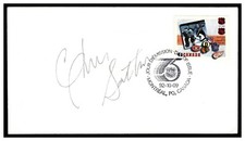 GLEN SATHER AUTOGRAPH HOCKEY HOF BUILDER 1992 MONTREAL NHL 75TH FIRST DAY ISSUE