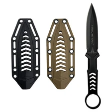 TAKUMITAK 9" Full Tang Tactical Hunting Knives Camping Gear w/ MOLLE Clip TKF302