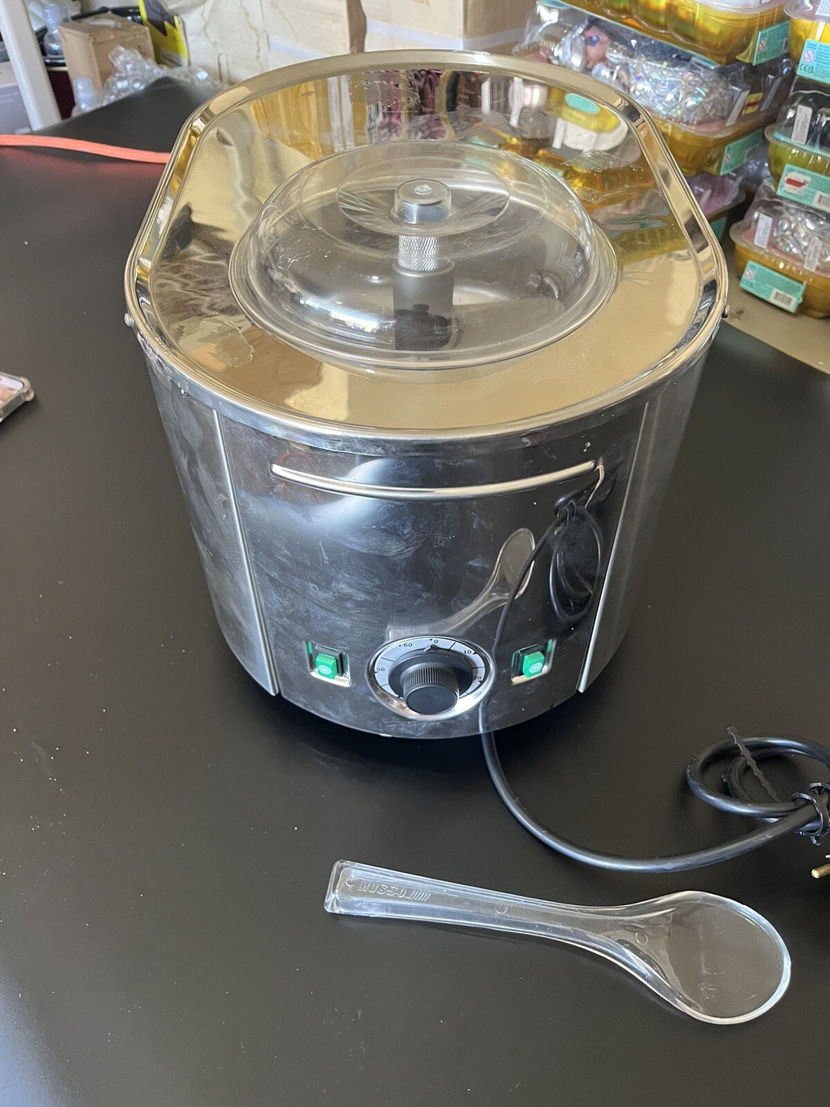 Musso Ice Cream 32la ITALY 1.5qt Ice Cream Gelato Maker TESTED eBay