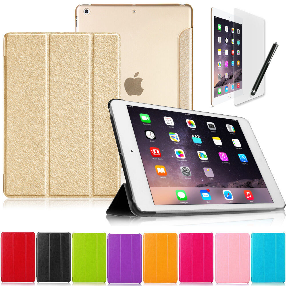 Tri-Fold Slim Smart Magnetic Leather Case for Apple iPad Air 1 2 / Mini 1 2 3