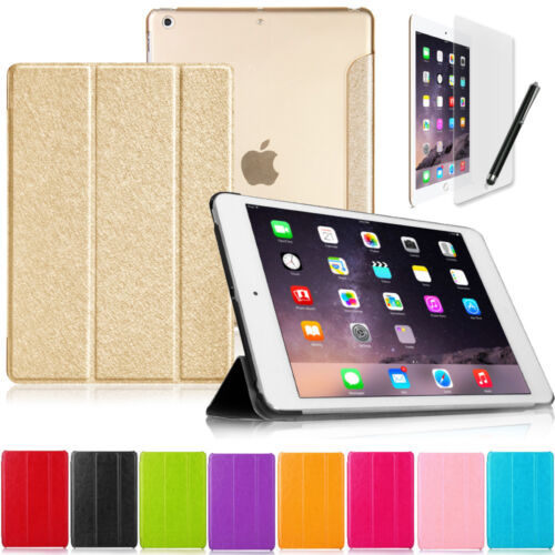 Tri-Fold Slim Smart Magnetic Leather Case for Apple iPad Air 1 2 / Mini 1 2 3 - Picture 1 of 13