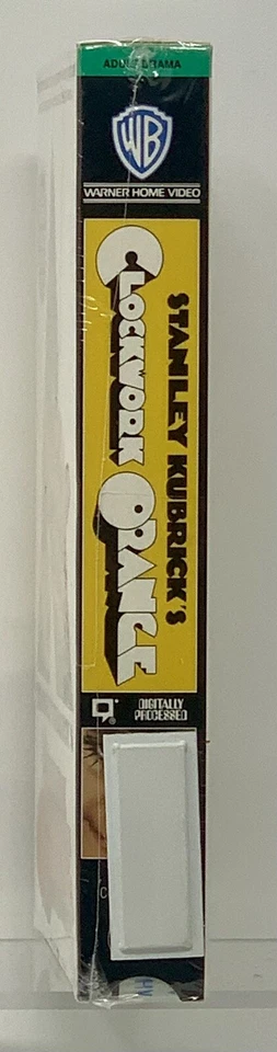 A Clockwork Orange 1971 VHS - Slipcase 1991 - WM - Warner Home Video | SEALED - Image 3 of 4
