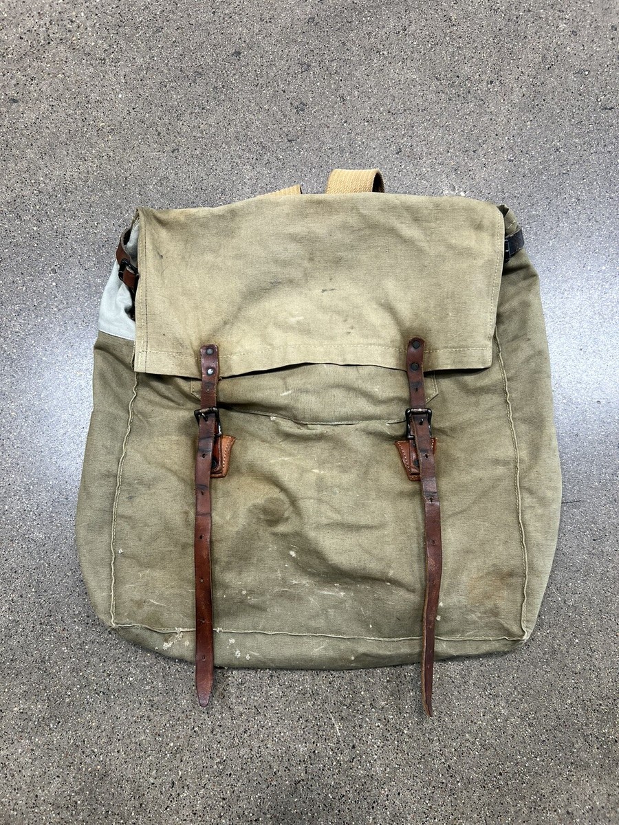 Vintage DULUTH PACK MONARCH BRAND no.2 Canoe Bag Backpack Green