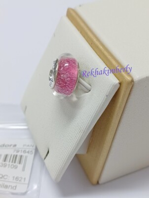 Pandora Disney Frozen Anna Signature Charm S925ALE Murano Glass