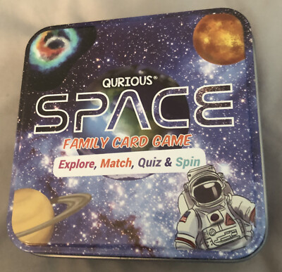 Qurious Space | STEM Flash Card Game | Explore Match Quiz & Spin