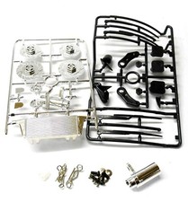 HY00034 RC 1/10 Scale Car Body Shell Kit Wipers Exhaust Intercooler Brake Discs