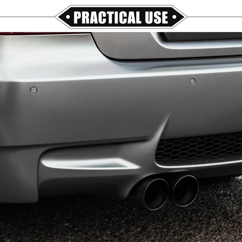 2 Pcs Car Exhaust Tip Tail Pipe Fit for BMW 328i 325i E90 2007-2010 Black - Imagem 2 de 4