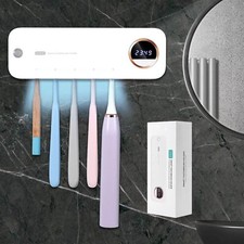 Smart Electric Toothbrush Holder Rechargeable Bathroom Holds 5 Toothbrushes