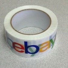 eBay Branded BOPP Packaging Shipping Tape 75 Yards One Roll Large Print New SALE