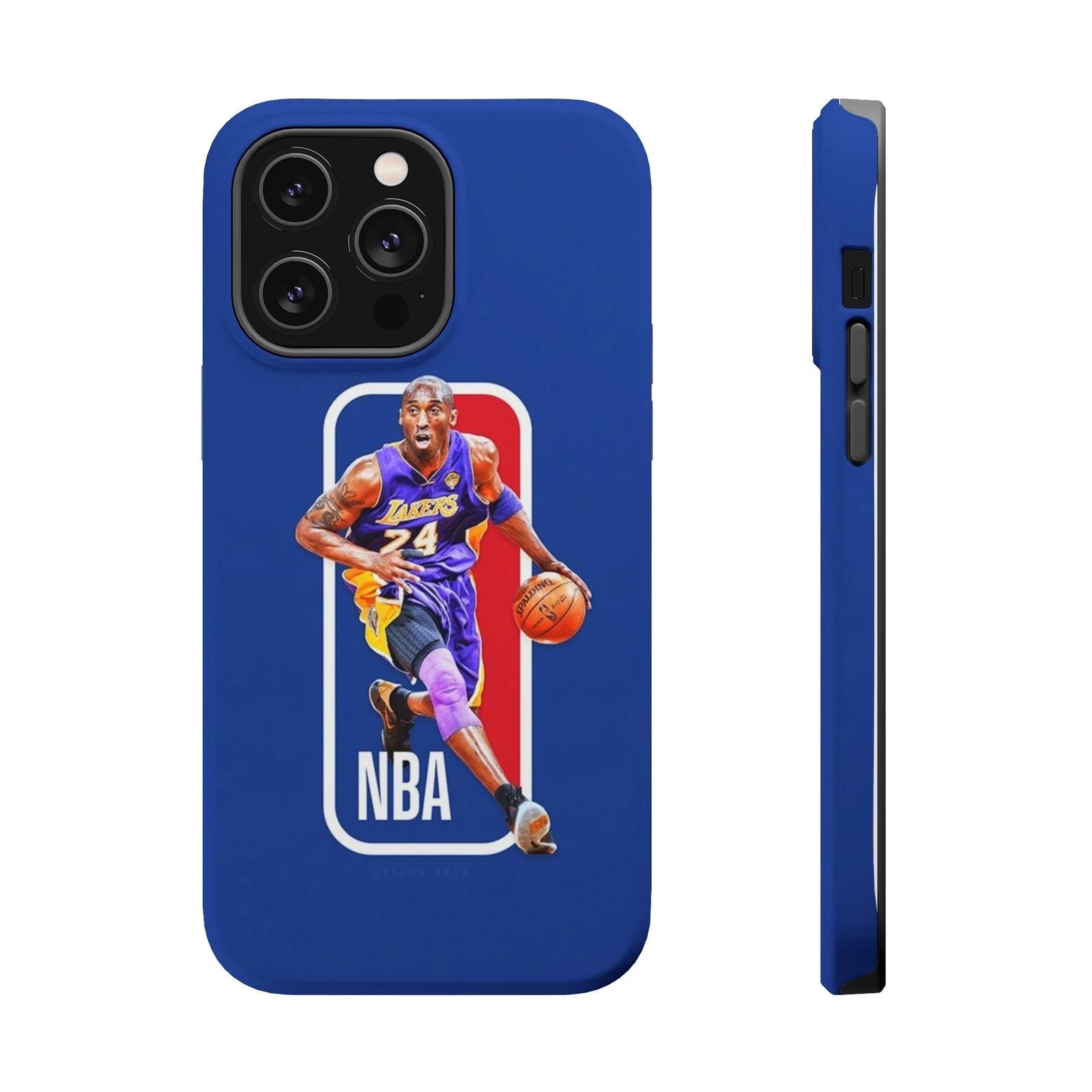 Kobe Bryant NBA Logo, Black Mamba Phone Case