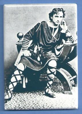 EDWIN BOOTH *2X3 FRIDGE MAGNET* AMERICAN ACTOR ASSASSINATION BROTHER JOHN WILKES