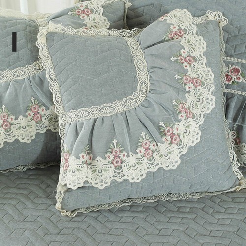 Lace Cushion Covers Dentelle Throw Pillow Cases Zip Up Vintage Royal Home Decor - Picture 20 of 26