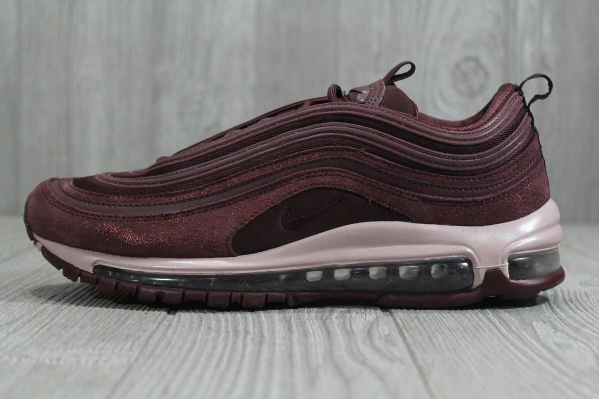 44 Nike Women's Air Max 97 SE Burgundy Red AV8198-600 Running