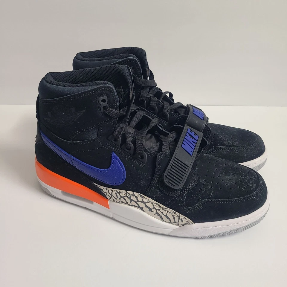 Nike Air Jordan Legacy 312 Knicks Basketball Shoes AV3922-048 Size 10.5 Black - image 3 of 4