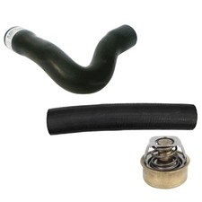 Thermostat with Upper & Lower Hose Set Fits Massey Ferguson Replaces B2NN8575A