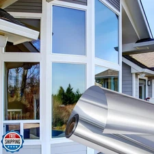 Coavas Window Privacy Film One Way, See Out Not in Windows Tint for Home, Mir