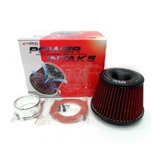 Apexi Style Power Intake Dual Funnel Air Filter Cleaner Flange 76mm 3 Inlet