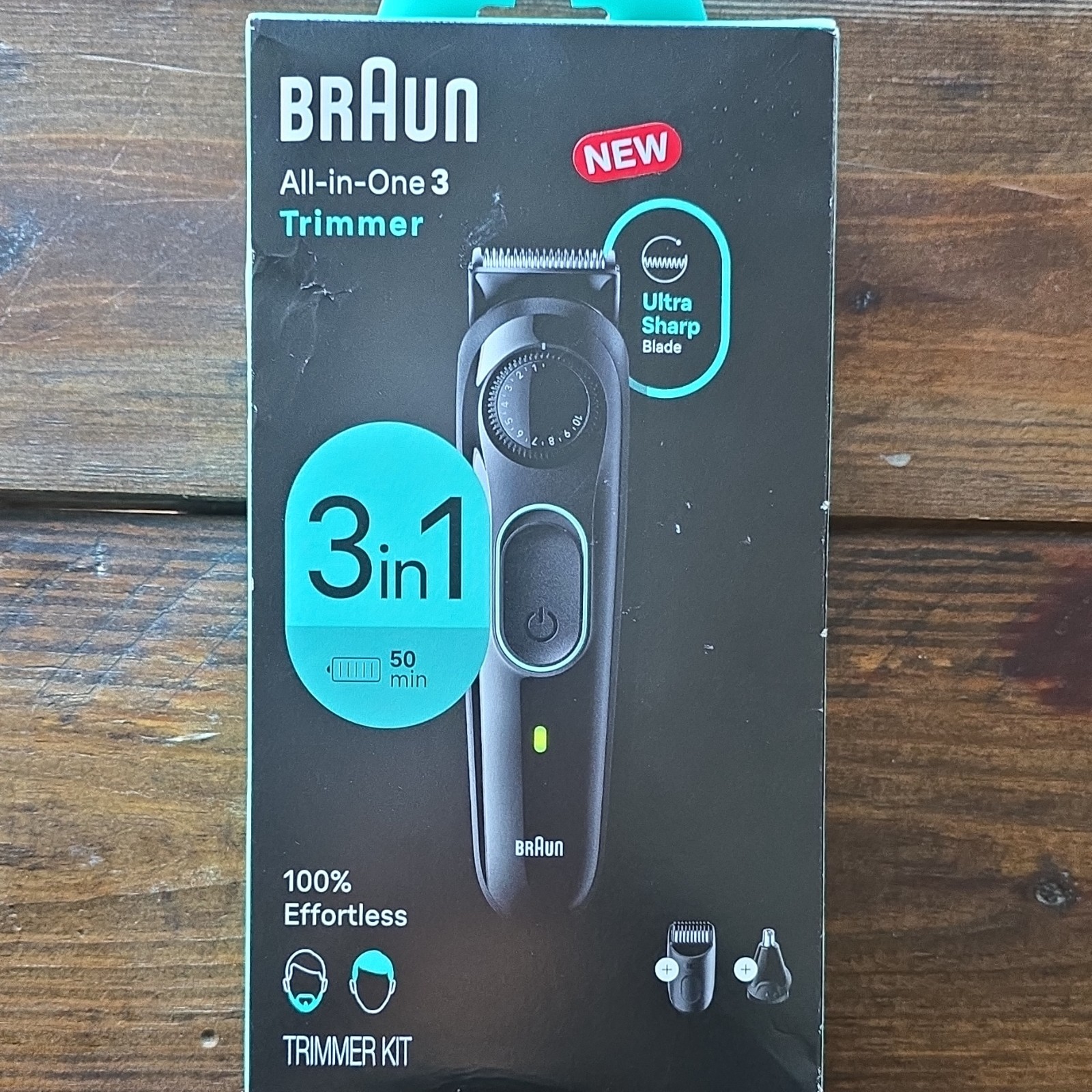 Braun All-in-One Trimmer Kit 5800 Ultra Sharp Blade Cordless