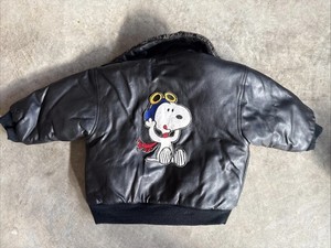 Snoopy Leather Jacket | eBay