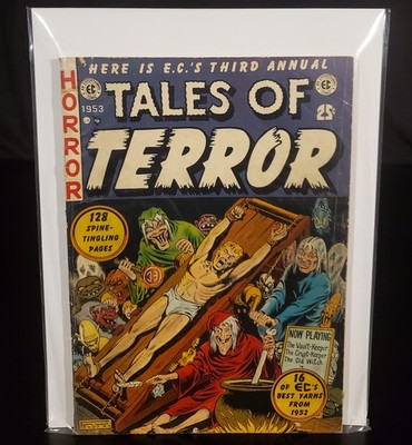 Tales of Terror Annual #3 - Rare Pre-Code Horror w/ Good Color Strike Good Cond.